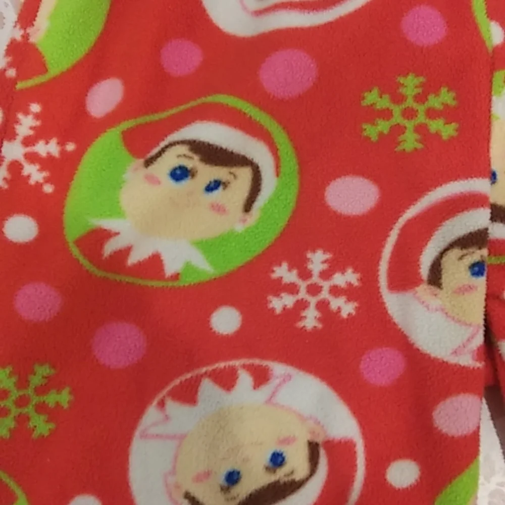 Elf On The Shelf | Fuzzy PJ Pants Pajamas Lounge Christmas Santa | XS
